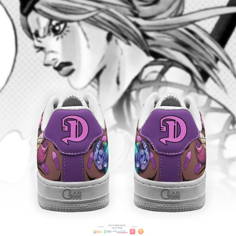 Narciso Anasui Anime JoJos Bizarre Adventure Nike Air Force Shoes 1 2