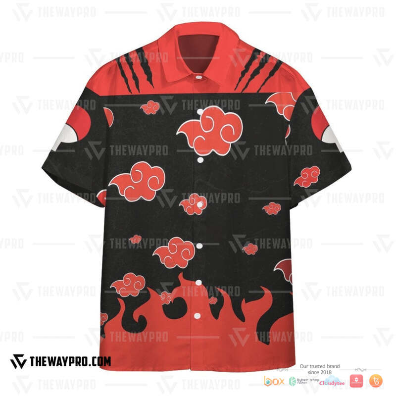 Naruto Shippuden Modern Akatsuki Hawaiian shirt 6 Naruto Shippuden Modern Akatsuki Hawaiian shirt