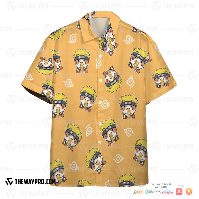 Naruto Shippuden Naruto Chibi Hawaiian shirt, short 8 Naruto Shippuden Naruto Chibi Hawaiian shirt short