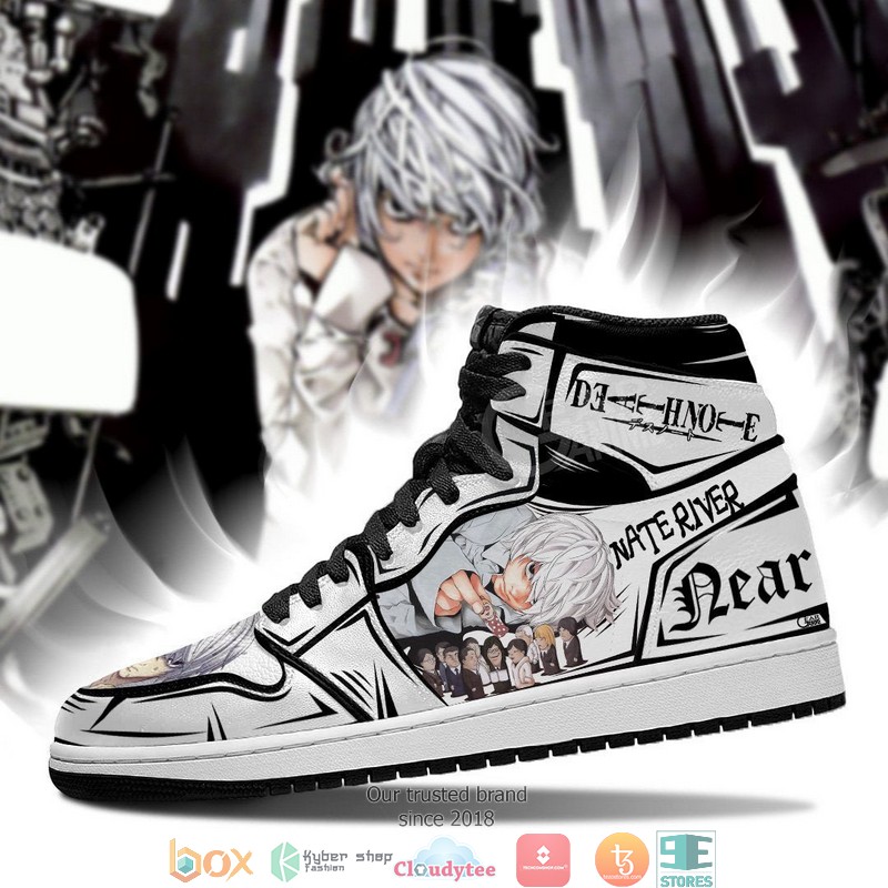 Nate River Near Death Note Anime Air Jordan High Top Shoes 1 2