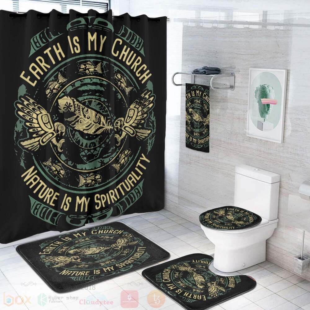 Native Is My Spirituality Bathroom Set