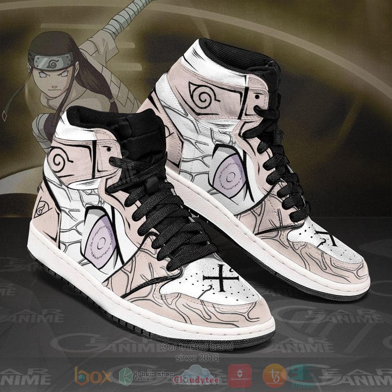 Neji Byakugan Eyes Anime Air Jordan high top Sneaker Shoes 2 Neji Byakugan Eyes Anime Air Jordan high top shoes 1