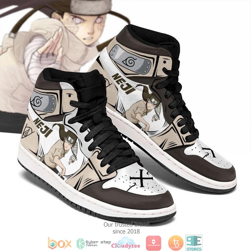 Neji Hyuga Symbol Costume Anime Air Jordan High top shoes