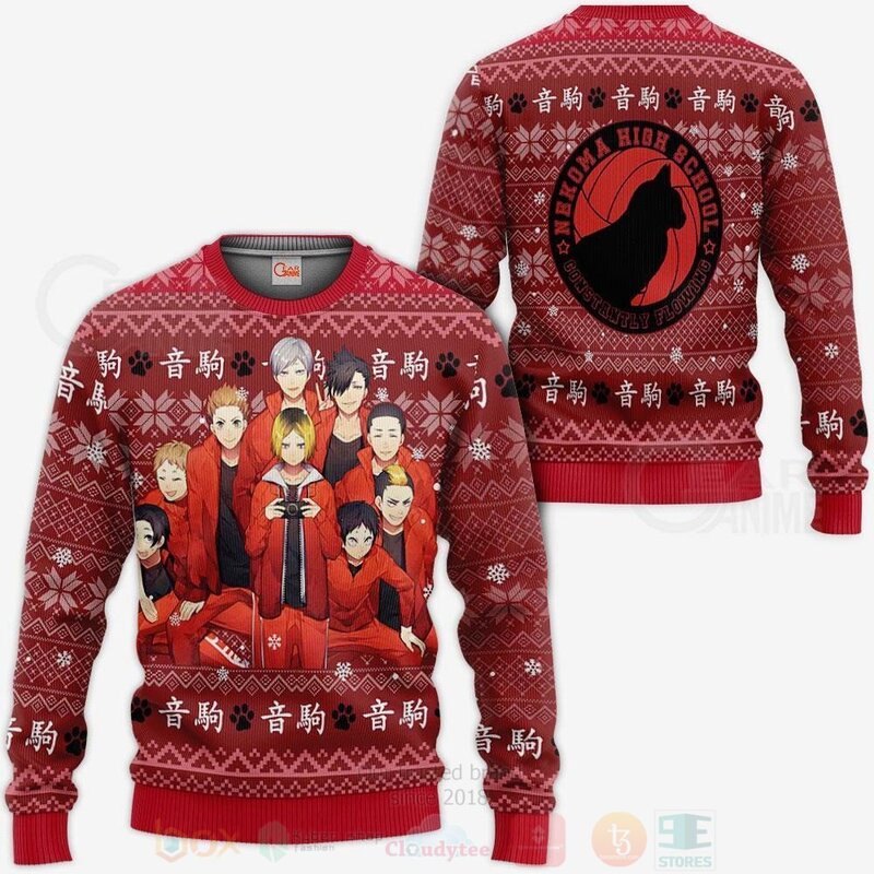 BEST Nekoma High Haikyuu Anime 3D Hoodie, T-Shirt 15 Nekoma High Haikyuu Anime 3D Hoodie Shirt