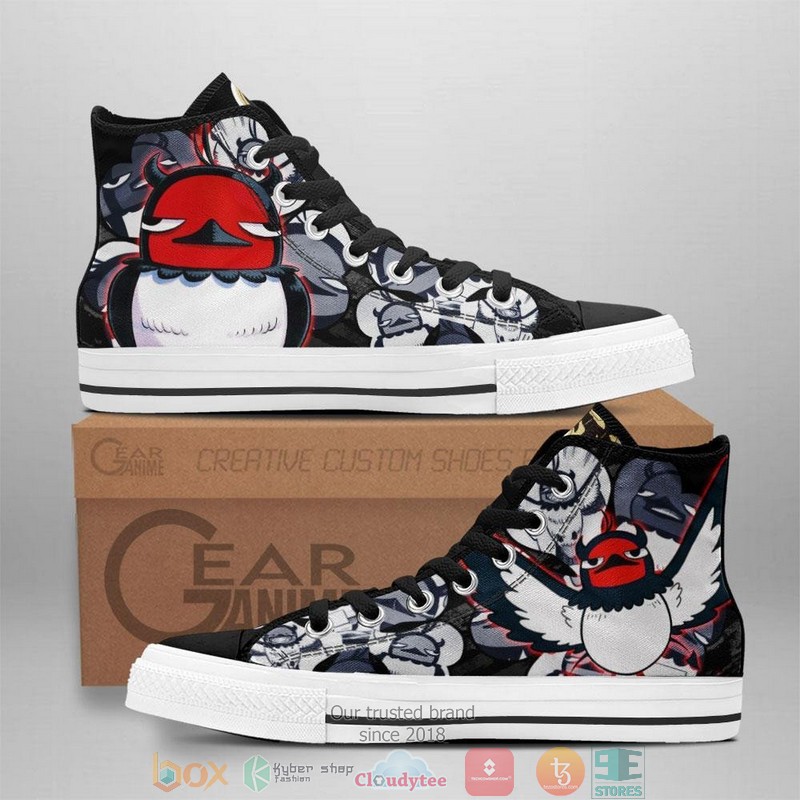Nero Black Clover Anime High Top Canvas Shoes