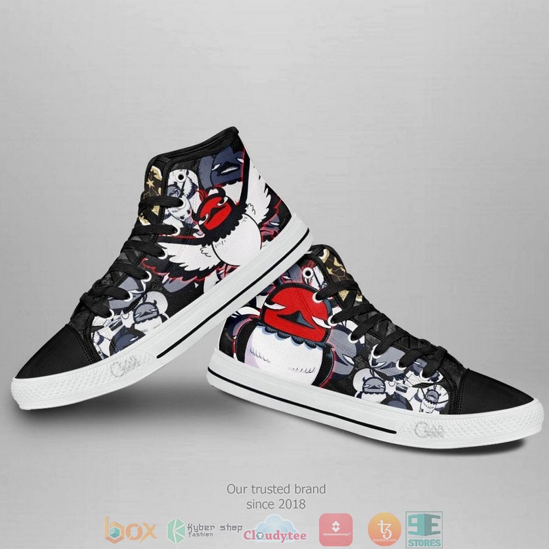 Nero Black Clover Anime High Top Canvas Shoes 3 Nero Black Clover Anime High Top Canvas Shoes 1 2