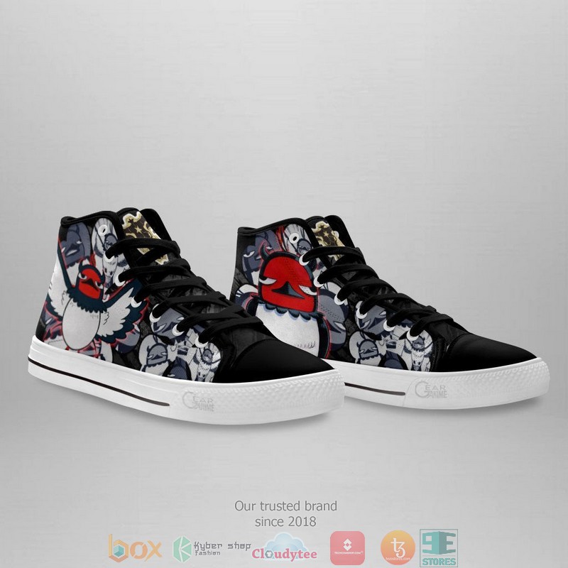 Nero Black Clover Anime High Top Canvas Shoes 4 Nero Black Clover Anime High Top Canvas Shoes 1 2 3
