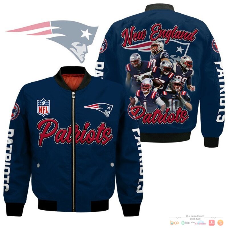 New England Patriots players NFL Bomber Jacket