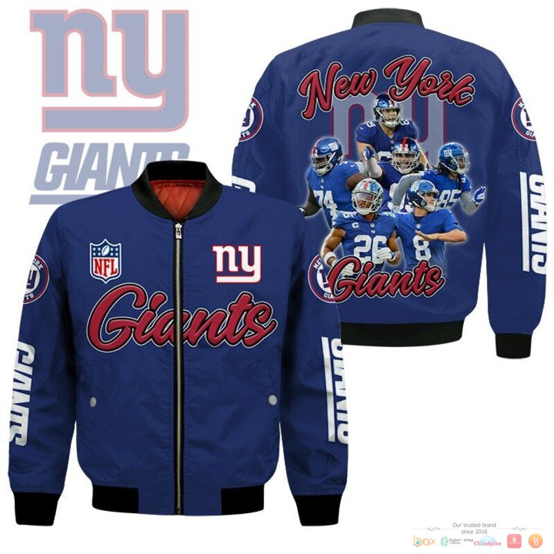 New York Giants players NFL Bomber Jacket