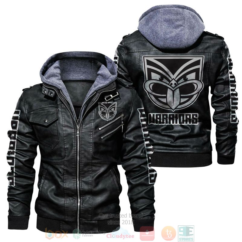 New Zealand Warriors NRL Leather Jacket
