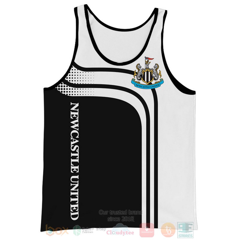 Newcastle United black white shirt, hoodie 11 Newcastle United black white 3D shirt hoodie 1 2 3 4 5 6 7 8 9 10