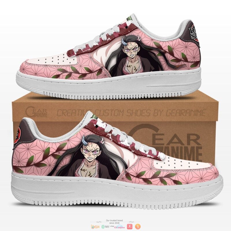 Nezuko Demon Form Demon Slayer Anime Nike Air Force Shoes