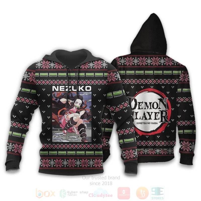 BEST Nezuko Kamado Demon Slayer Anime Custom Clothes 3D Hoodie, T-Shirt 3 Nezuko Kamado Demon Slayer Anime Custom Clothes 3D Hoodie Shirt 1 2