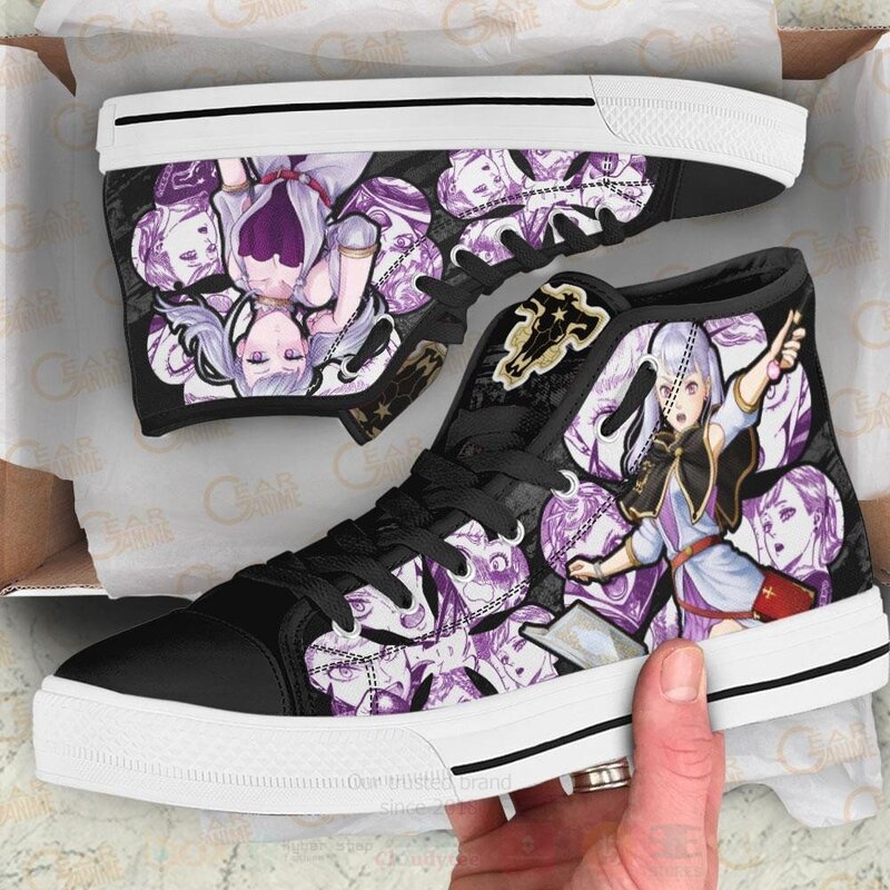Noelle Silva Custom Manga Anime Black Clover High Top Shoes 1