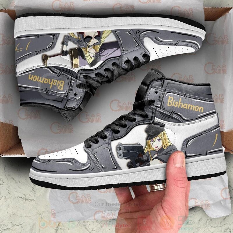 Noragami Bishamon Custom Anime Air Jordan High Top Shoes 1