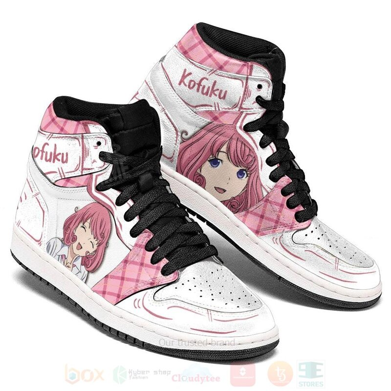 Noragami Kofuku Custom Anime Air Jordan High Top Shoes 1 2