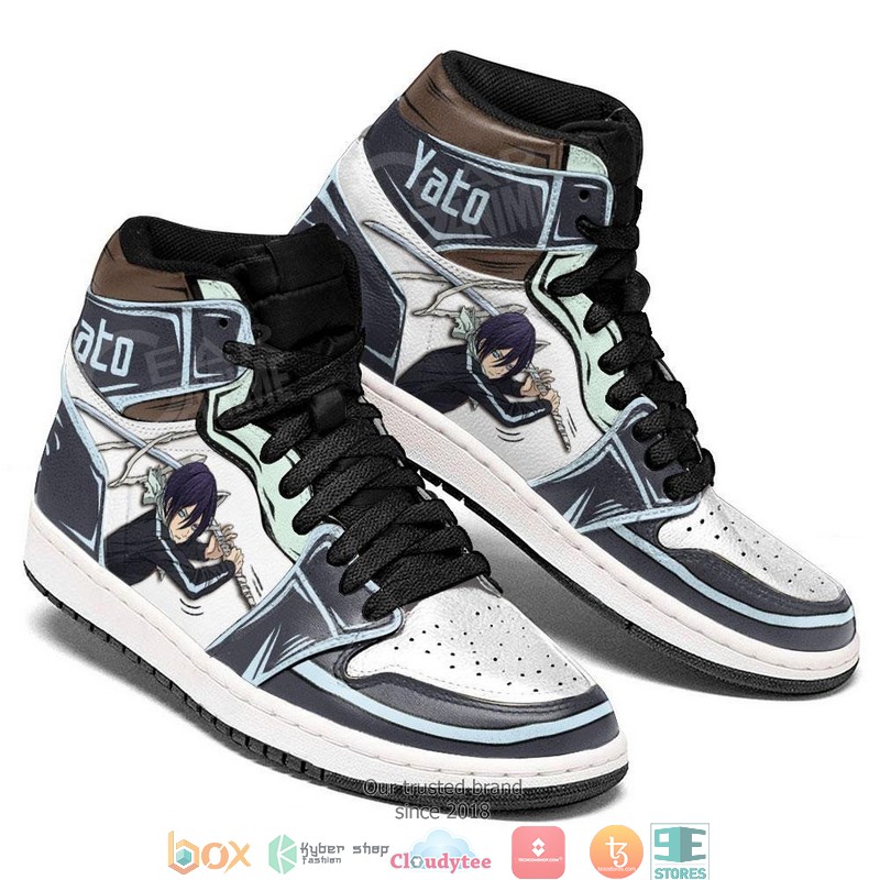Noragami Yato Anime Air Jordan High top shoes 1 2 3