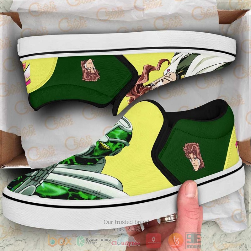 Noriaki Kakyoin Anime JoJos Bizarre Adventure Slip On Shoes 1