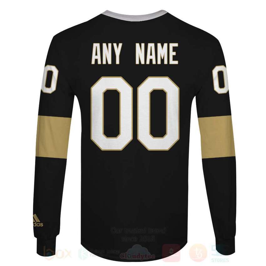 BEST NHL Vegas Golden Knights Personalized Custom Black Unisex 3D Hoodie, Shirt 6 NHL Vegas Golden Knights Personalized Black 3D Hoodie Shirt 1 2 3 4 5