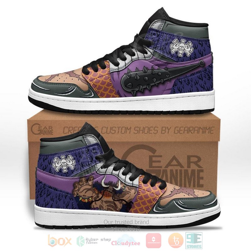 OP Kaido J1s Anime One Piece Air Jordan high top shoes