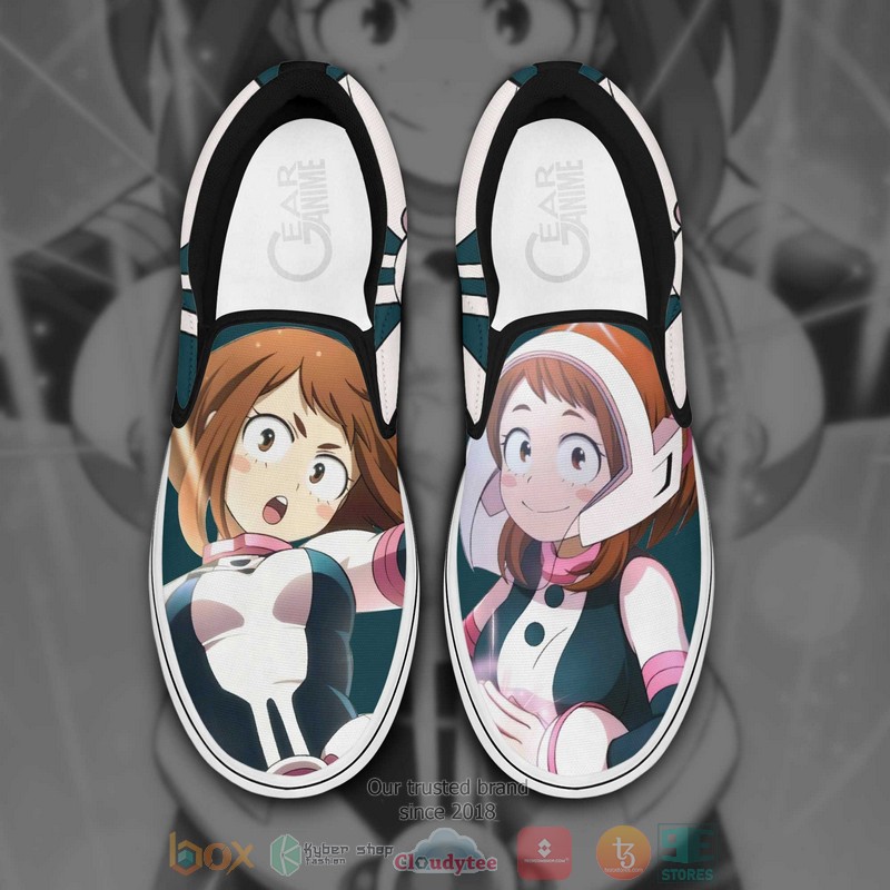 Ochako Uraraka My Hero Academia Anime Slip On Shoes