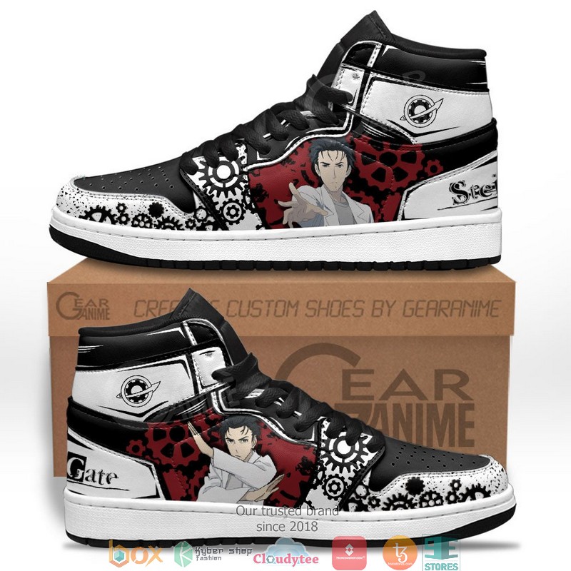 Okabe Rintarou Steins Gate Anime Air Jordan High top shoes
