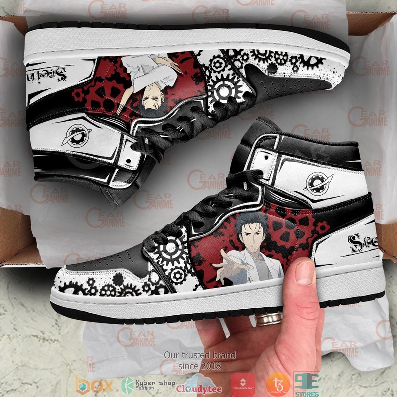 Okabe Rintarou Steins Gate Anime Air Jordan High top shoes 1