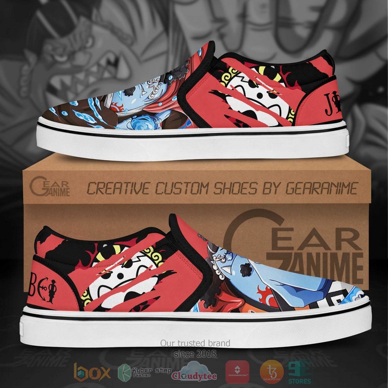 One Piece Jinbei Anime Slip On Shoes 1