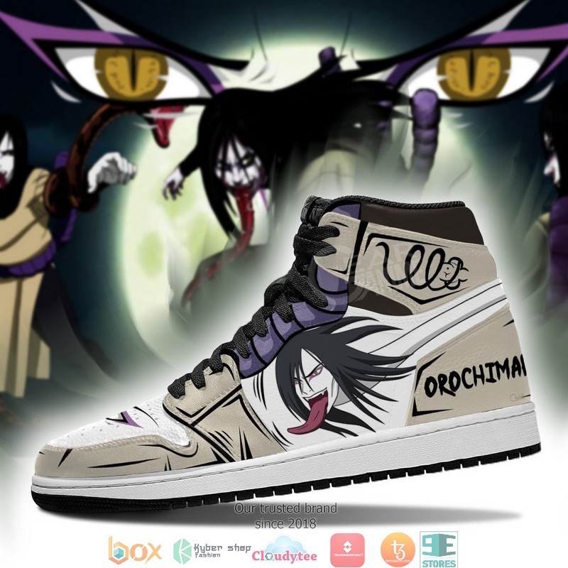 Orochimaru Eyes Costume Boots Anime Air Jordan High Top Shoes 1 2