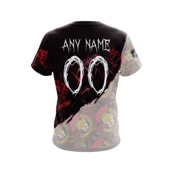 Ottawa Senators Personalized NHL Skull Style 3d shirt hoodie 1 2 3 4 5 6