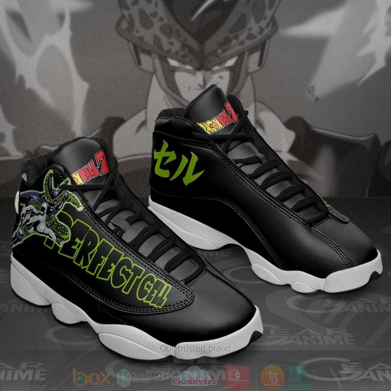 Perfect Cell Anime Dragon Ball Air Jordan 13 Sneaker Shoes 2 Perfect Cell Anime Dragon Ball Air Jordan 13 Shoes 1