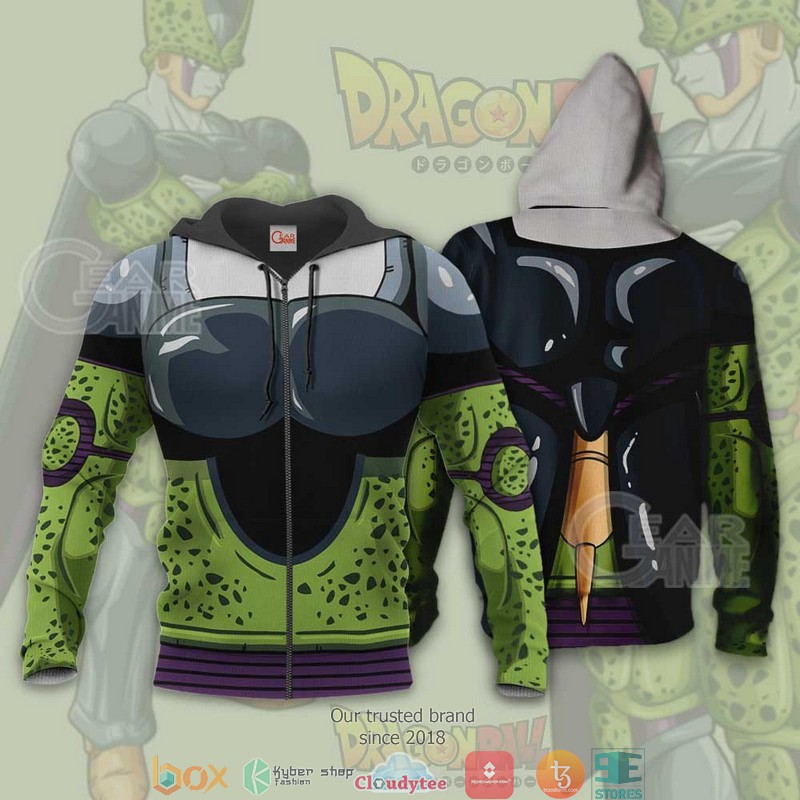 Perfect Cell Dragon Ball Costume Anime 3d shirt, hoodie 4 Perfect Cell Dragon Ball Costume Anime 3d shirt hoodie 1 2 3
