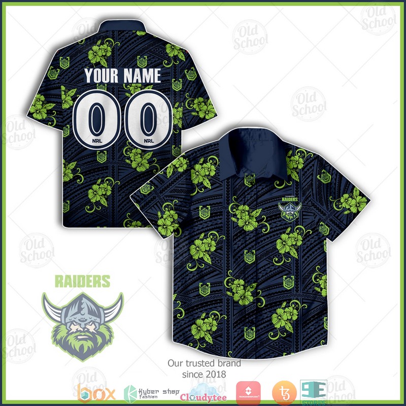 Personalized NRL Canberra Raiders Hawaiian shirt 6 Personalise NRL Canberra Raiders Hawaiian shirt