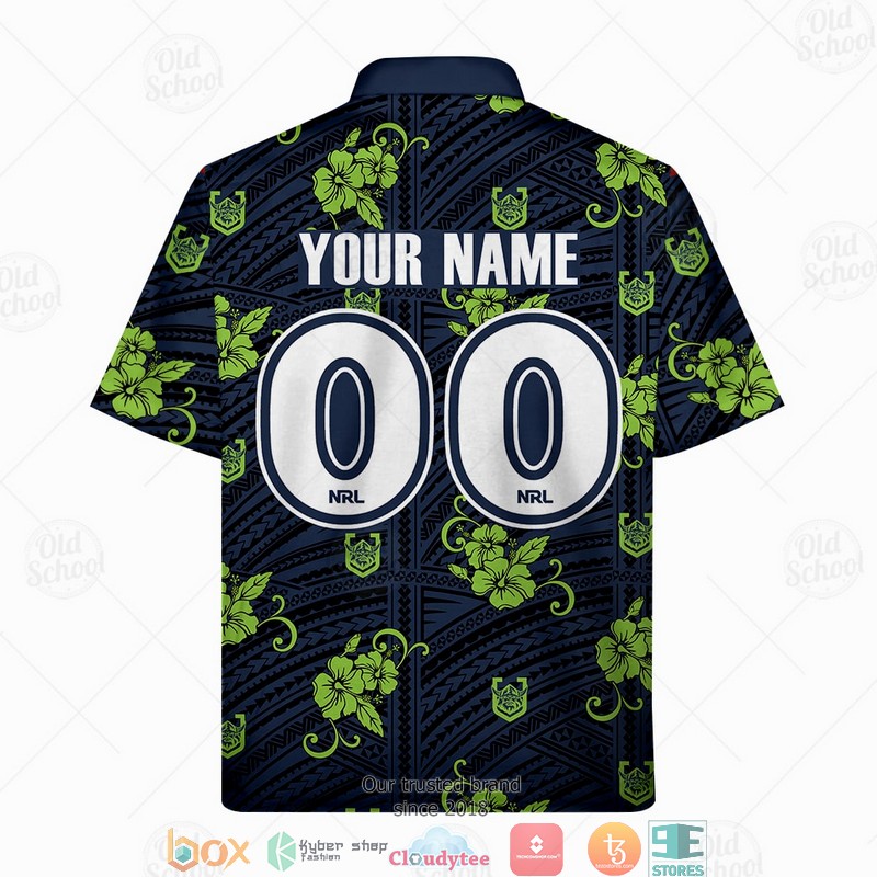 Personalized NRL Canberra Raiders Hawaiian shirt 3 Personalise NRL Canberra Raiders Hawaiian shirt 1 2