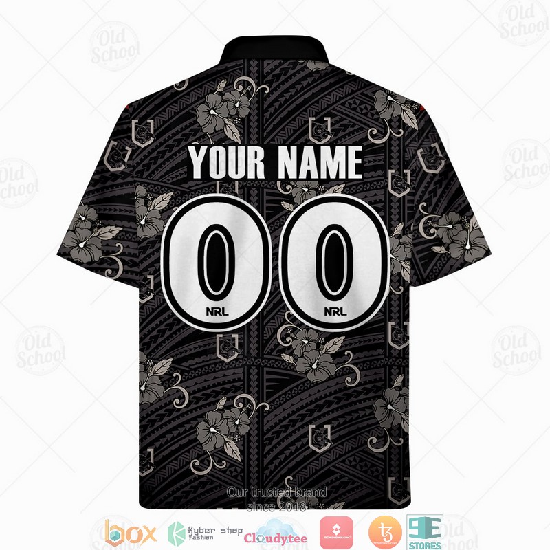 Personalized NRL Penrith Panthers Hawaiian shirt 3 Personalise NRL Penrith Panthers Hawaiian shirt 1 2