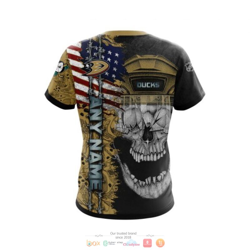 Personalized Anaheim Ducks Skull Concept 3d shirt hoodie 1 2 3 4 5 6