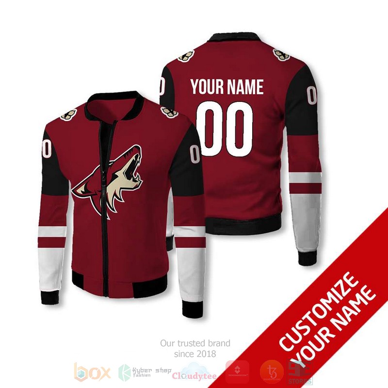 Personalized Arizona Coyotes NHL custom Bomber Jacket
