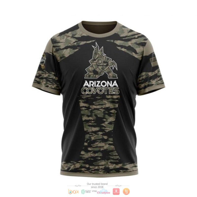Personalized Arizona Coyotes NHL green camo custom full print 3D shirt, hoodie 8 Personalized Arizona Coyotes NHL green camo custom 3D shirt hoodie 1 2 3 4 5 6 7