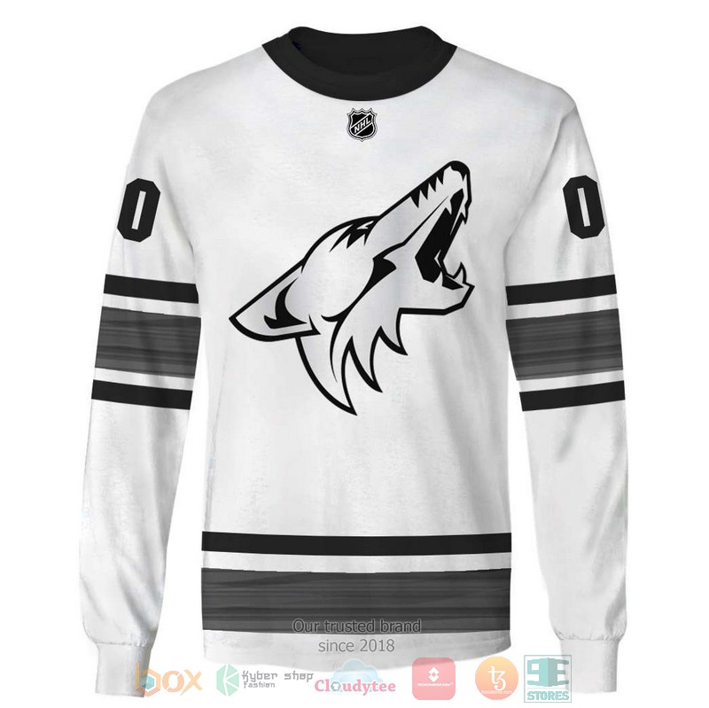 HOT Arizona Coyotes NHL white Personalized custom 3D shirt, hoodie 5 Personalized Arizona Coyotes NHL white custom 3D shirt hoodie 1 2 3 4