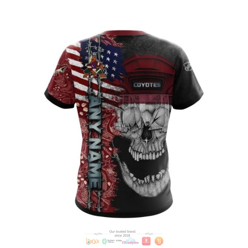 Personalized Arizona Coyotes Skull Concept 3d shirt hoodie 1 2 3 4 5 6
