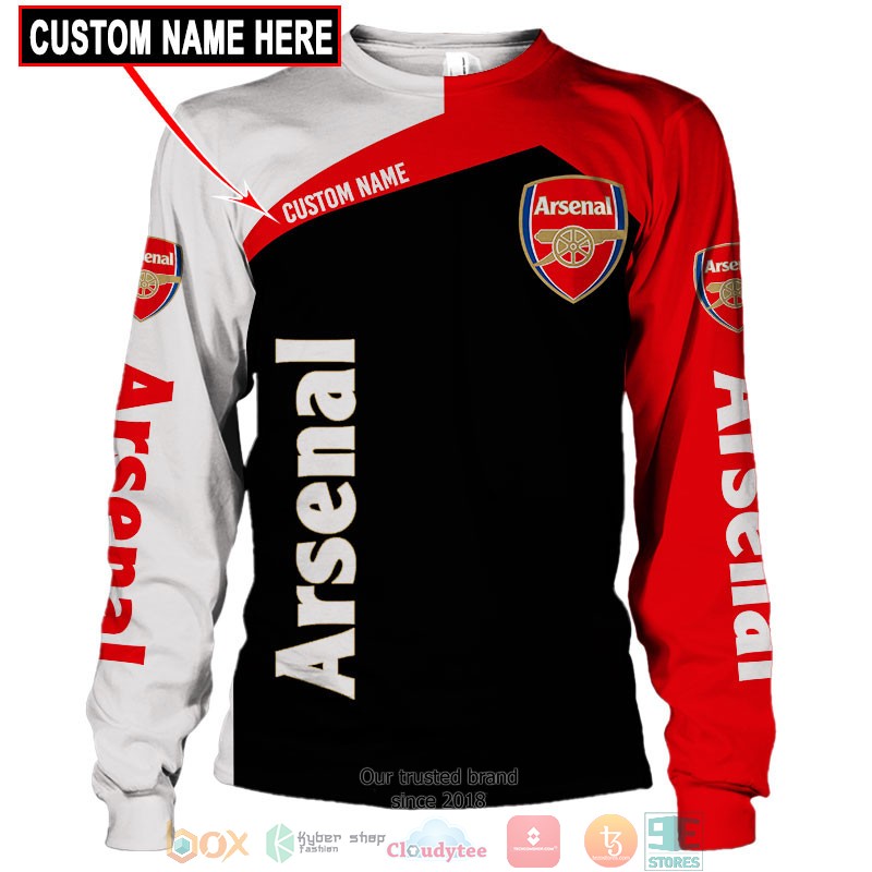 Personalized Arsenal 3d shirt, hoodie 4 Personalized Arsenal 3d shirt hoodie 1 2 3