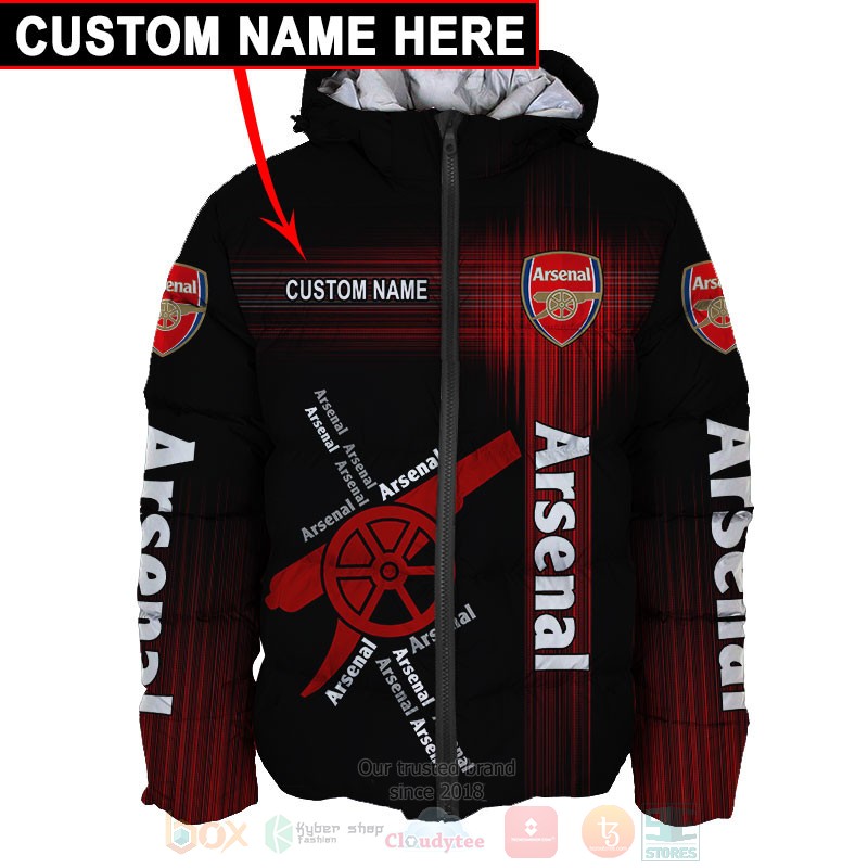 Personalized Arsenal black custom 3D shirt hoodie 1 2 3 4 5 6