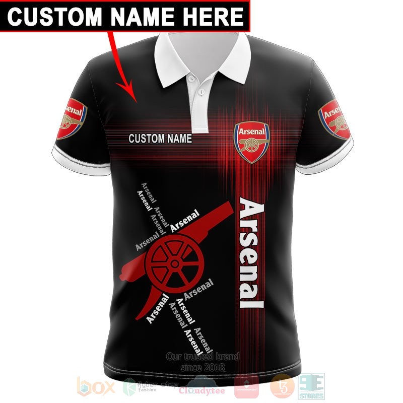 Personalized Arsenal black custom 3D shirt hoodie 1 2 3 4 5 6 7 8
