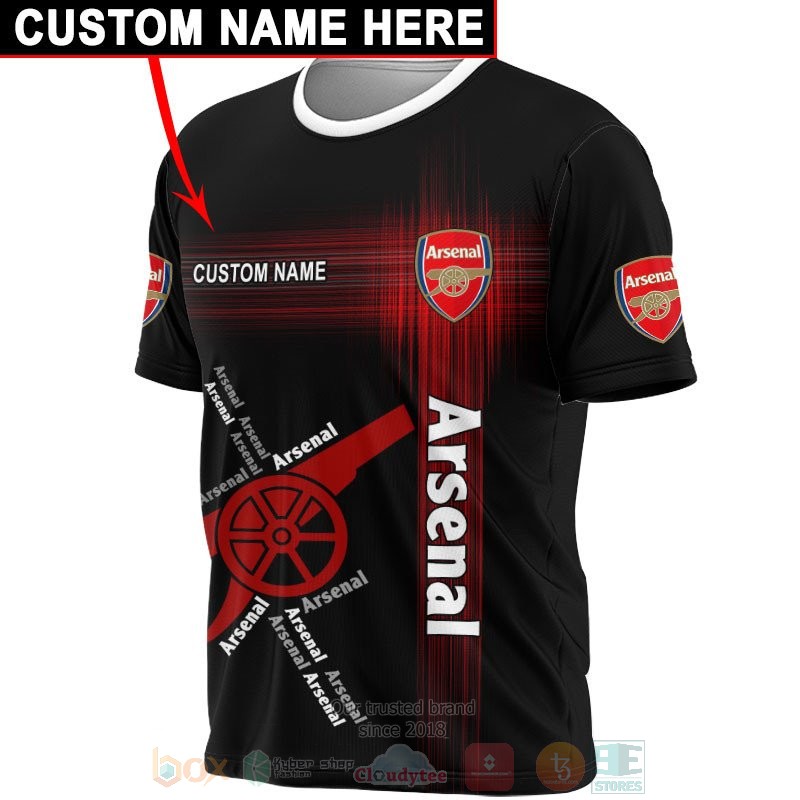 Personalized Arsenal black custom 3D shirt hoodie 1 2 3 4 5 6 7 8 9 10 11 12 13 14 15 16 17 18 19 20 21