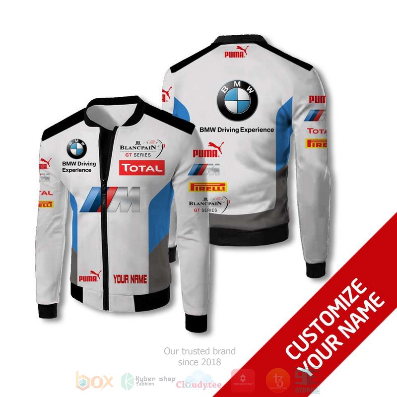Personalized BMW Driving Experience Total custom Bomber Jacket