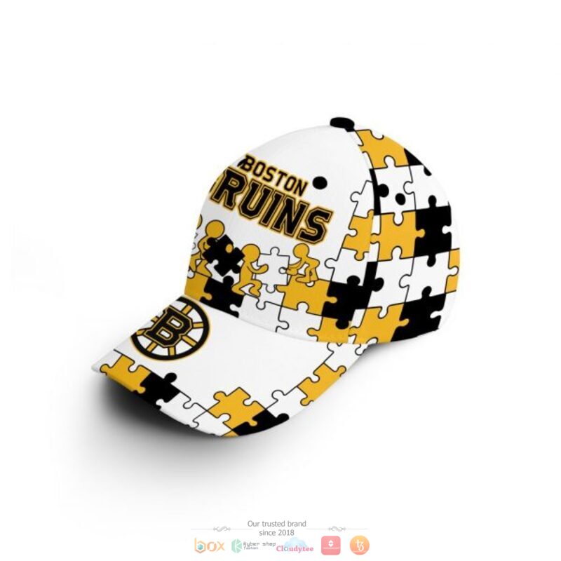 Personalized Boston Bruins Autism Awareness Cap 3 Personalized Boston Bruins Autism Awareness Cap 1 2