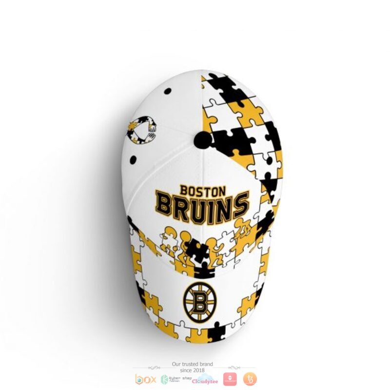 Personalized Boston Bruins Autism Awareness Cap 4 Personalized Boston Bruins Autism Awareness Cap 1 2 3