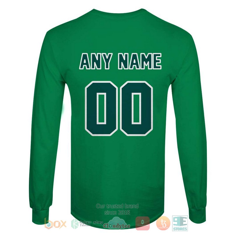 Personalized Boston Bruins NHL custom green 3D shirt hoodie 1 2 3 4 5