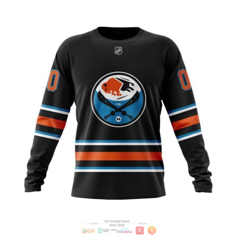 Personalized Buffalo Sabres NHL Val James Night black orange custom full print 3D shirt, hoodie 6 Personalized Buffalo Sabres NHL Val James Night black orange custom 3D shirt hoodie 1 2 3 4 5