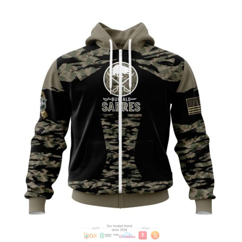Personalized Buffalo Sabres NHL green camo custom full print 3D shirt, hoodie 2 Personalized Buffalo Sabres NHL green camo custom 3D shirt hoodie 1
